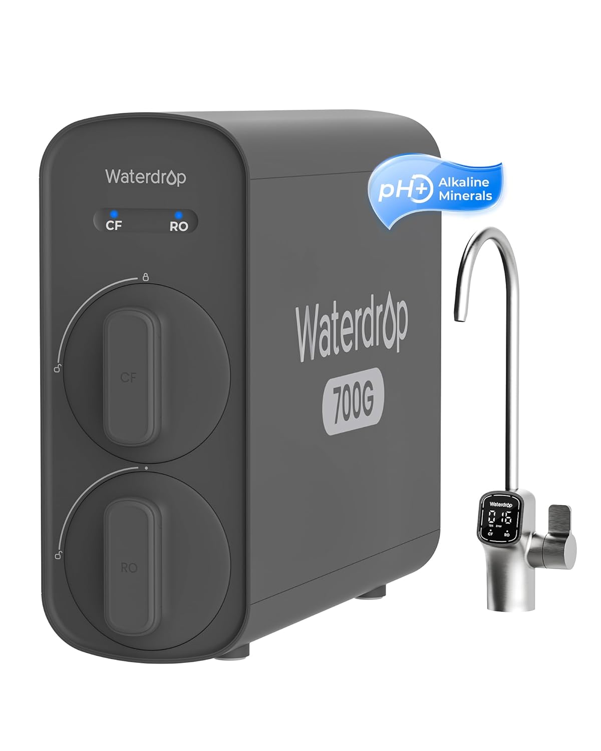 Waterdrop G5P700A Alkaline Mineral pH+ RO Water Filter System