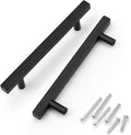 KNOBWELL 5 in Matte Black Cabinet Pulls 20 Pack - Durable Kitchen
