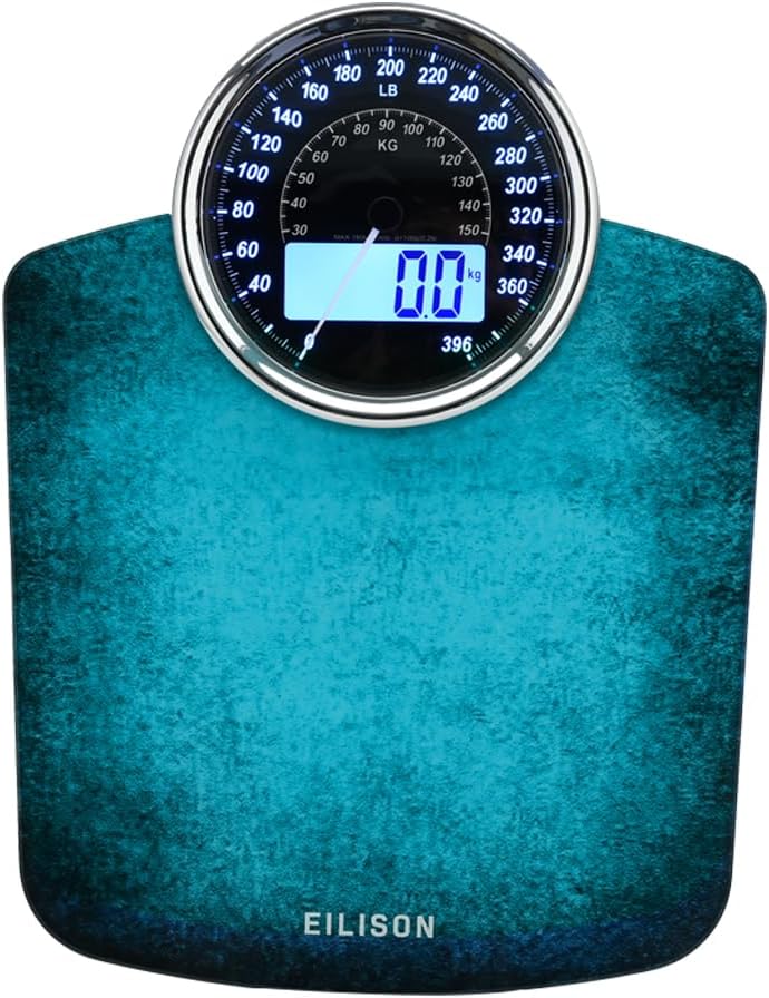 Eilison 2-in-1 Digital & Analog Weighing Scale for Body Weight