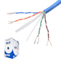 Cat6 Ethernet Cable Bulk Spool 1000ft - 10Gbps Riser-Rated