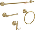 Brass Bathroom Towel Bar Set 16-27.7in Adjustable - Antique Brass