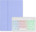 Backlit Keyboard Case for Galaxy Tab 12.4 in - Detachable Lighted