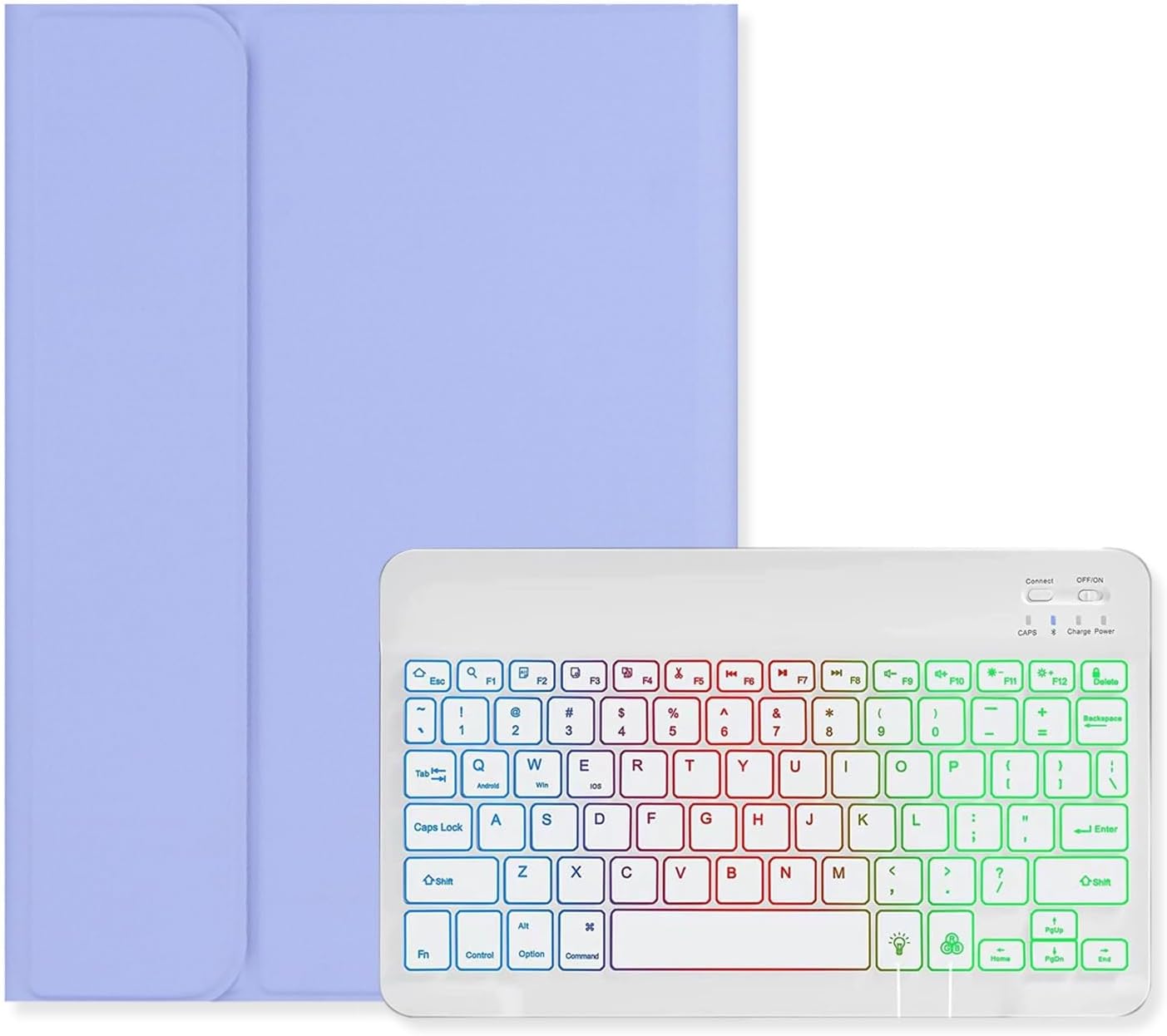 Backlit Keyboard Case for Galaxy Tab S9 FE+ and S10+ Models