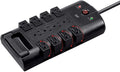 Monoprice 12 Outlet Rotating Surge Protector Block - Heavy Duty