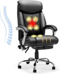 HOMREST 6-Point Massage Office Chair with Footrest for Comfort