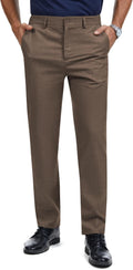 Men's Tall Classic Fit Flex Flat Front Dress Pants (Style 7SRN)