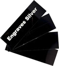 Blank Metal Plates for Laser Engraving 4-Pack - High-Contrast Aluminum