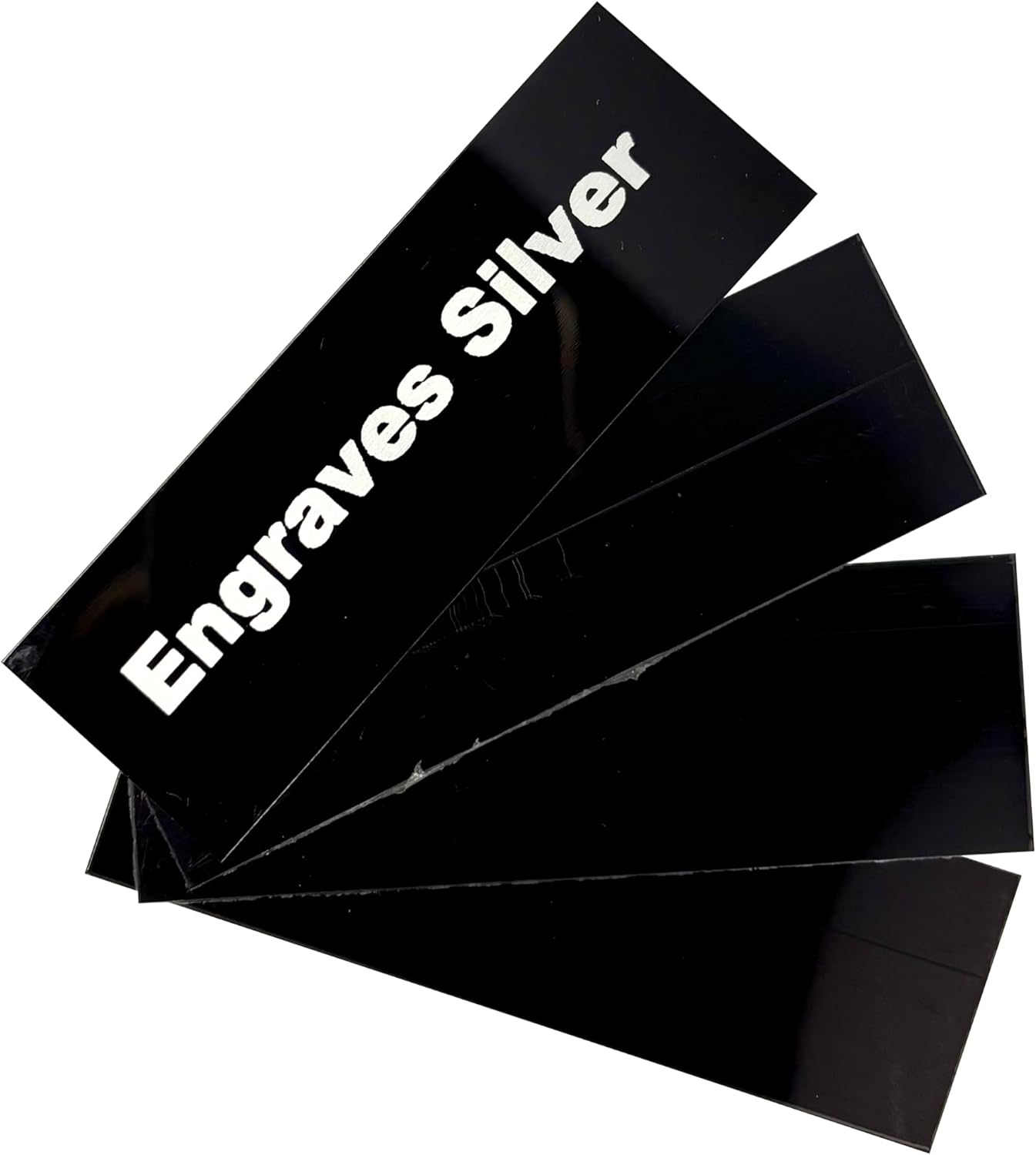 Blank Metal Plates for Laser Engraving - 4 Pack of Aluminum Sheets