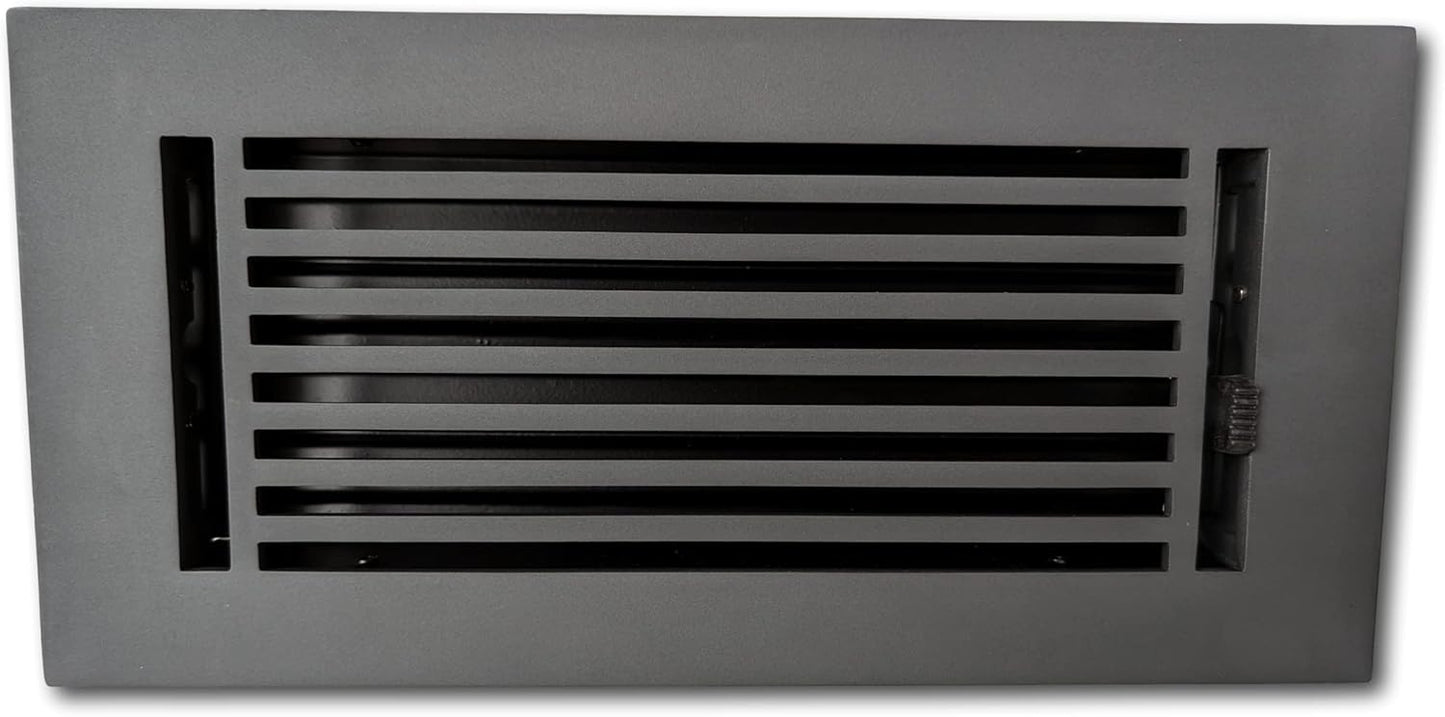 Madelyn Carter 4 x 10 Cast Aluminum Linear Vent Cover - Gray