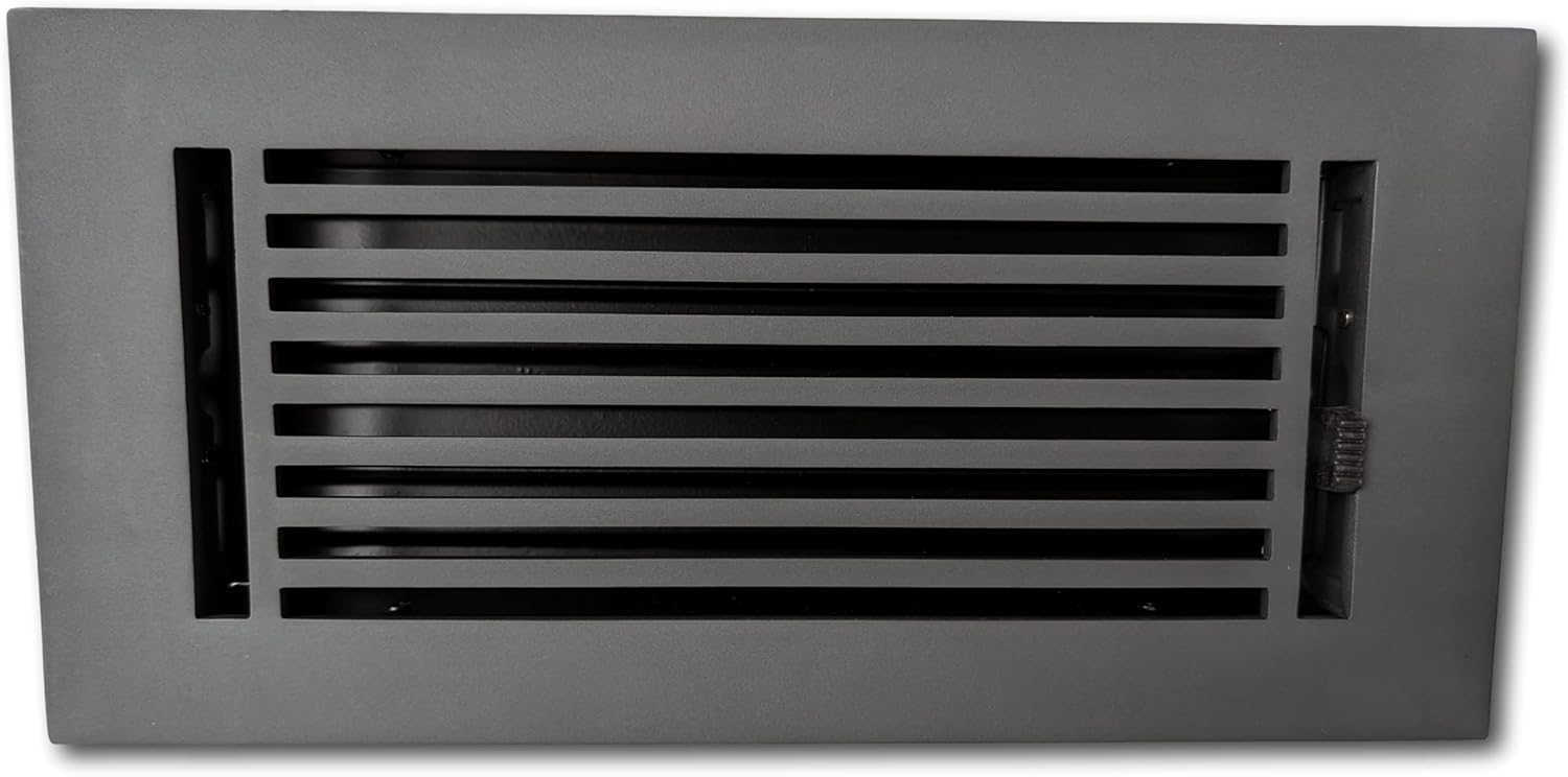 Madelyn Carter 4 x 10 Cast Aluminum Linear Vent Cover - Gray