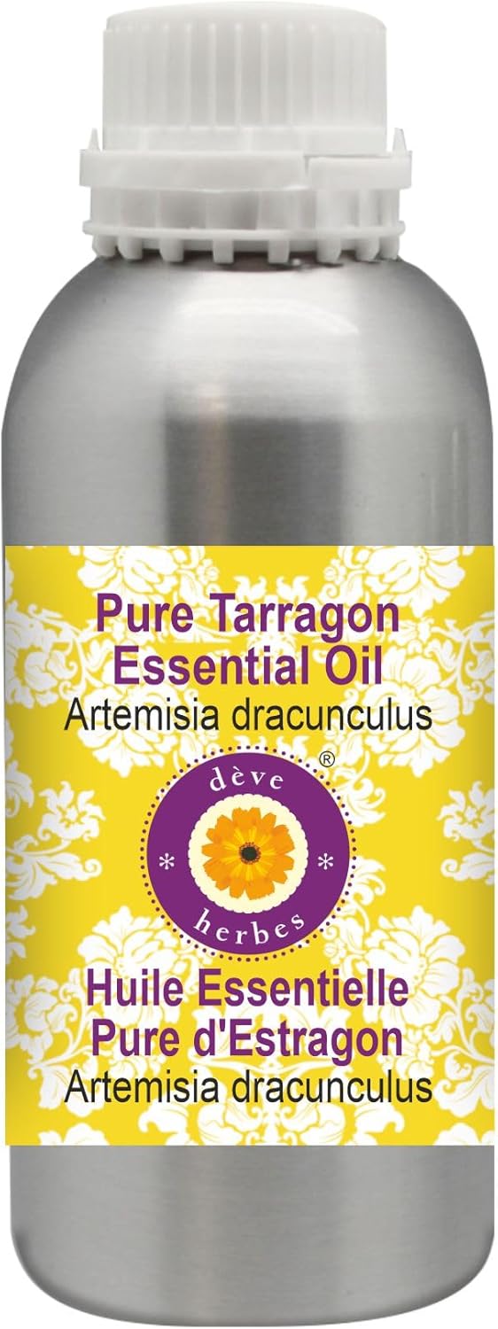 Deve Herbes Pure Tarragon Essential Oil for Skin and Hair Care