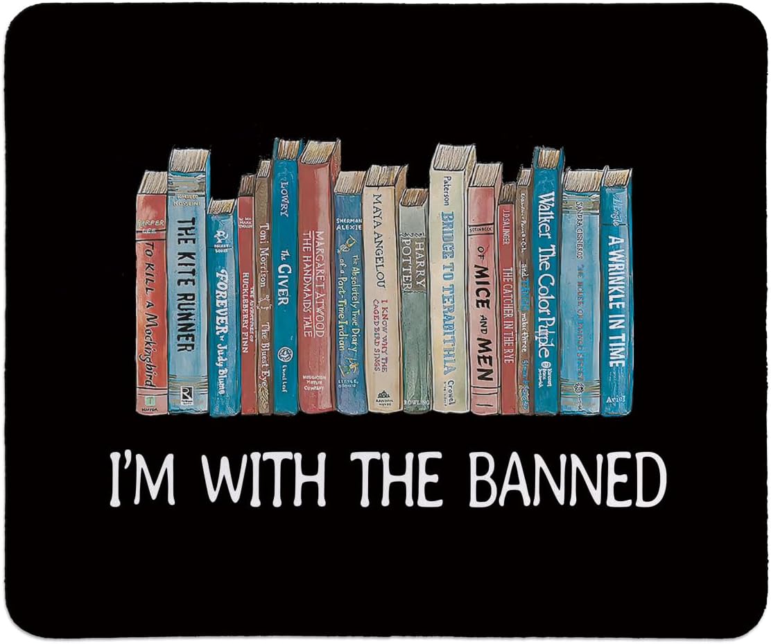 Keep Fizz Alive with Banned Books Mouse Pad