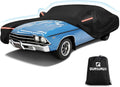 QUNSUNUS Waterproof Car Cover for Chevelle Malibu SS 1964-1972