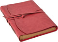 Leather Journal for Women - Genuine 8x10 Vintage Writing Journal