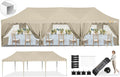 10x30 Pop Up Canopy Tent with 8 Sidewalls - Sturdy Event Shelter