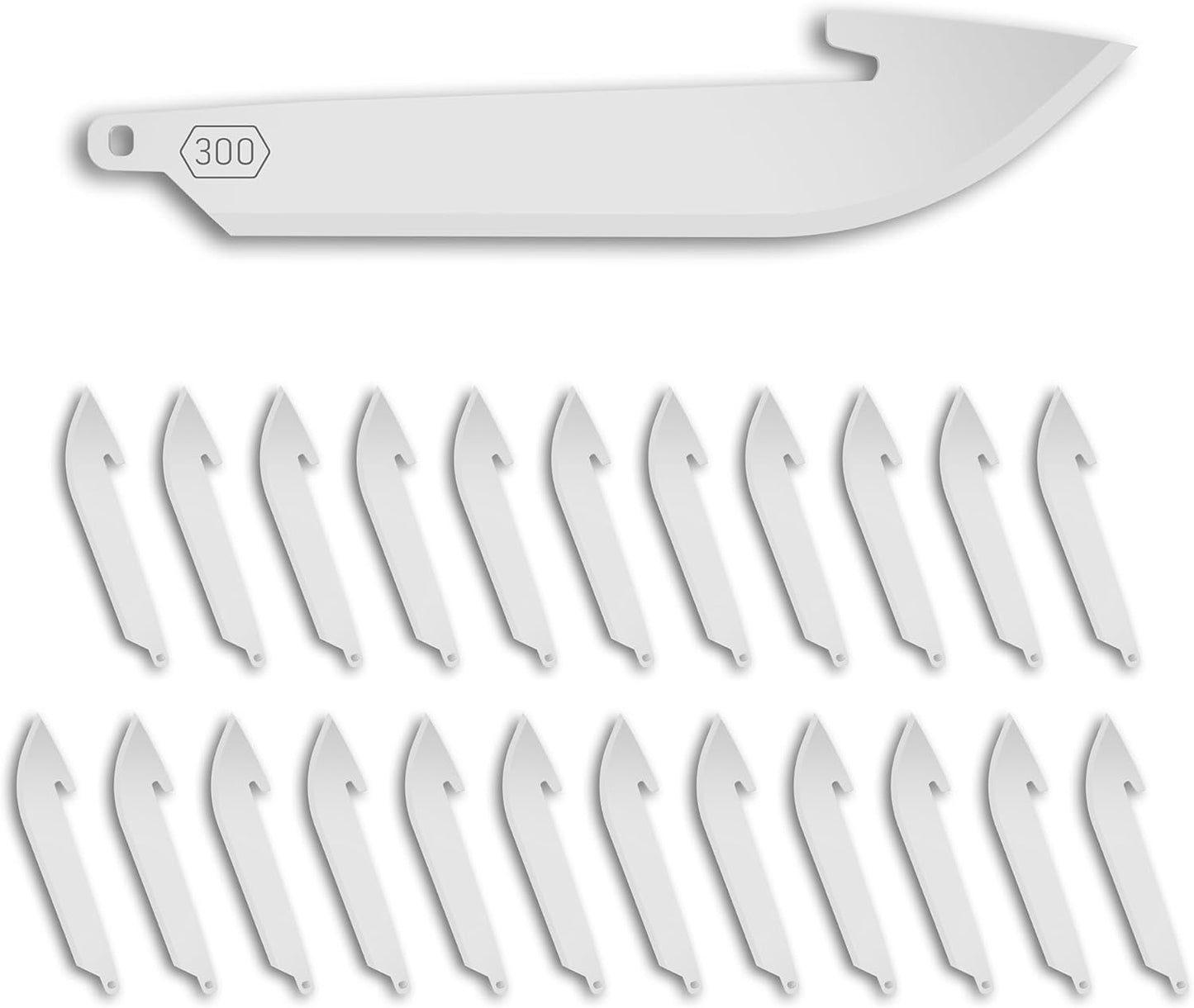 Outdoor Edge 3.0 RazorSafe Replacement Drop-Point Blade Pack
