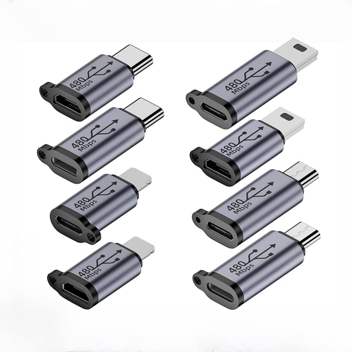 8-in-1 USB Adapter Kit - Fast Data Transfer for all Devices by Critin