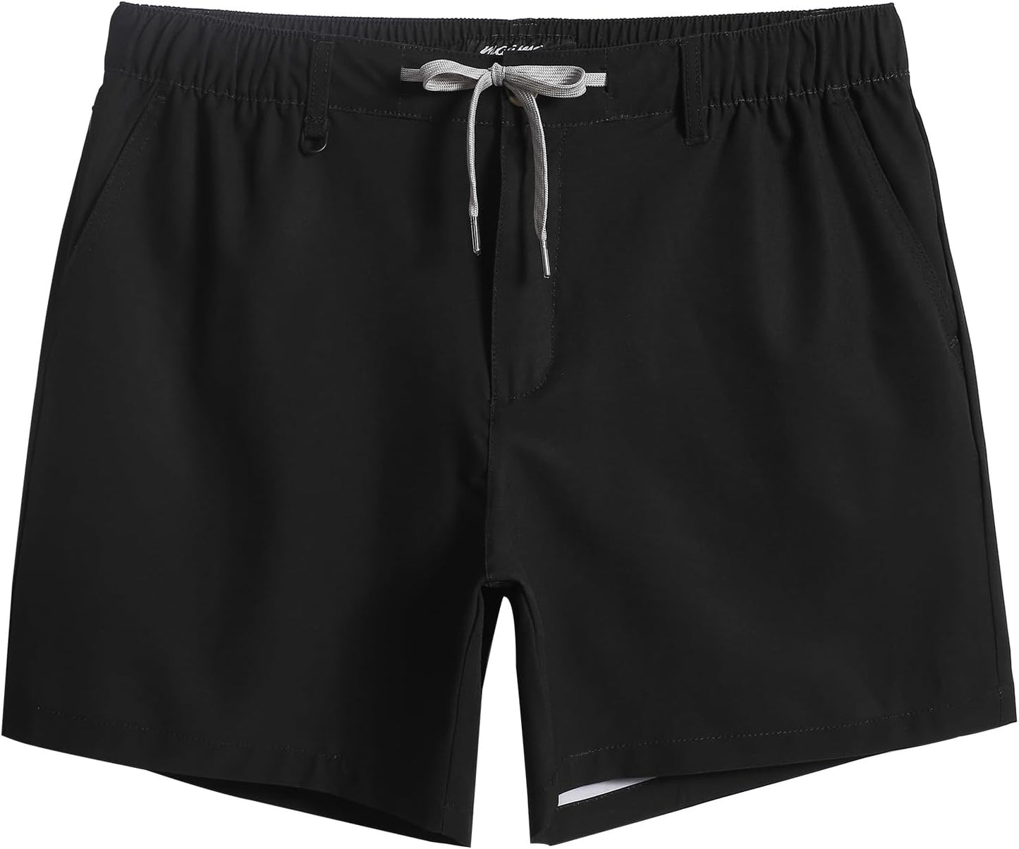 maamgic Men's 5/7 Inch Casual Classic Fit Multi-Pocket Shorts