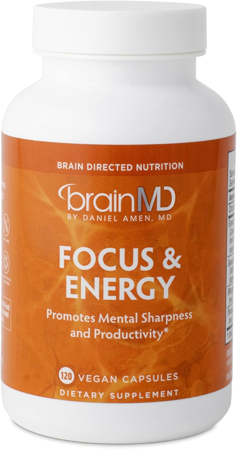 Dr Amen BrainMD Focus & Energy - Natural Mental Endurance Booster