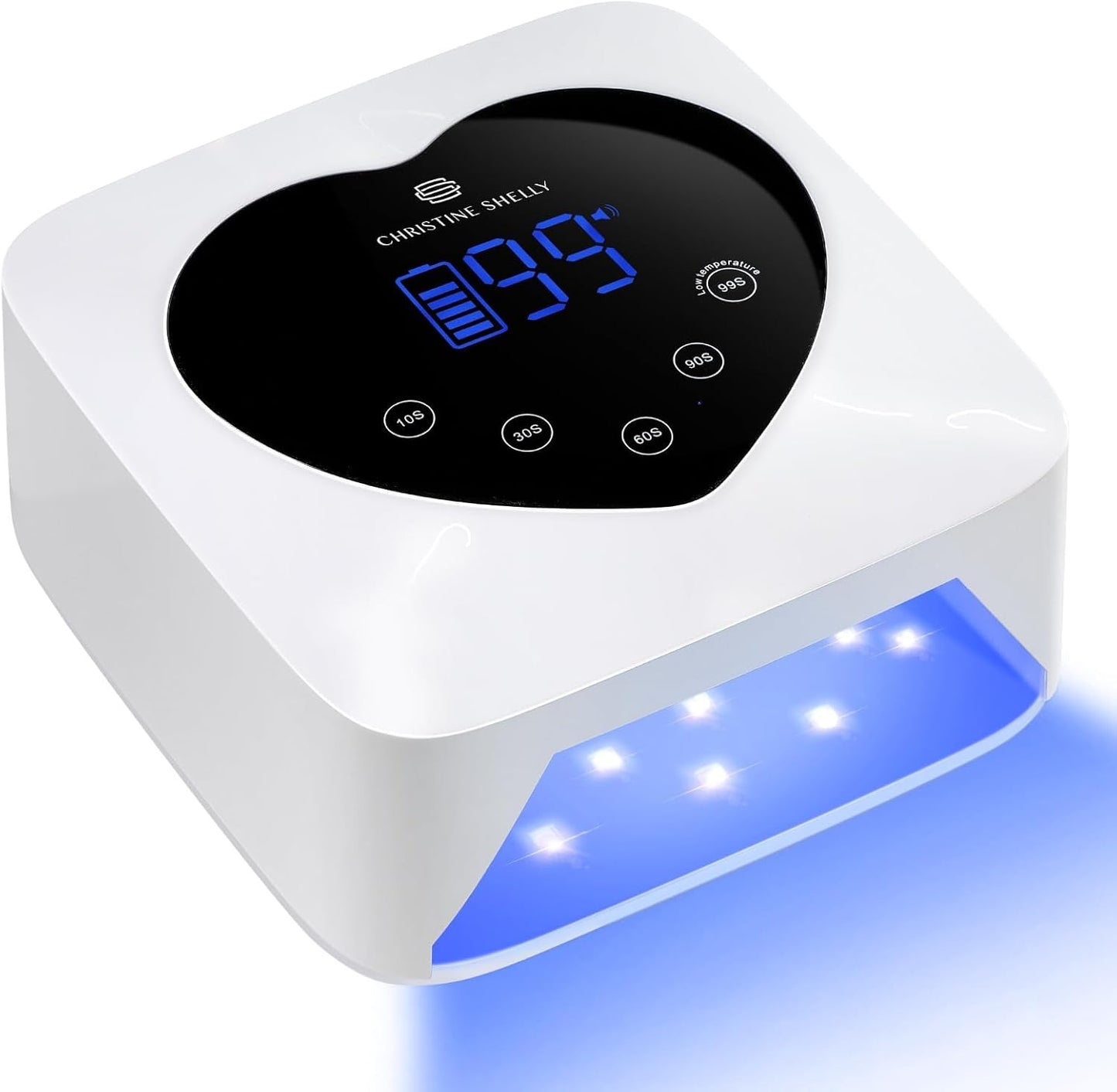UV Light for Gel Nails - 72W Wireless Nail Lamp for Home Use