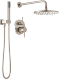 Delta Modern 14 Series Round Rain Shower System - Full Trim