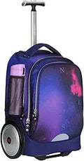Rolling Laptop Bag for 14 in Laptop - Wheeled Trolley Bookbag