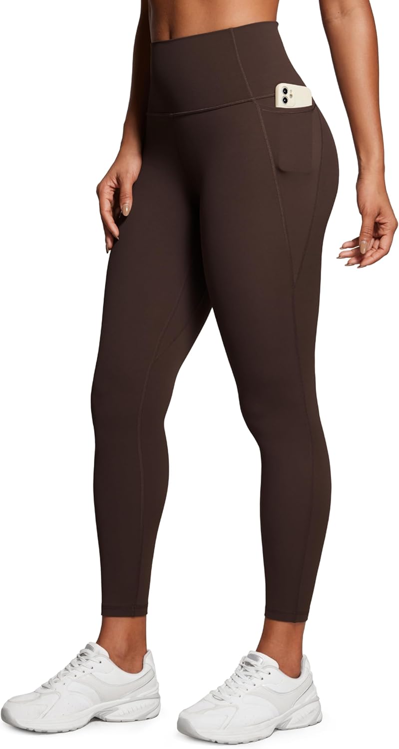 CRZ YOGA Butterluxe Workout Leggings with Pockets for Comfort