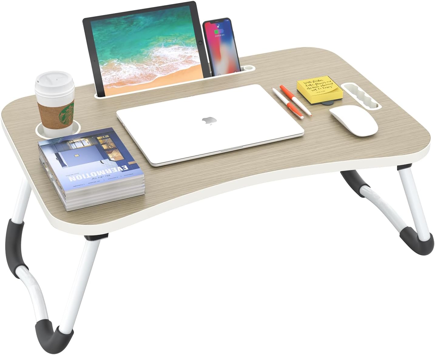 BUYIFY Folding Lap Desk for Work, Reading, and Eating Comfort