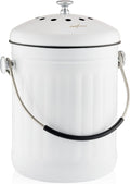 Kitchen Compost Bin for Countertop - Odorless 1.3 Gal