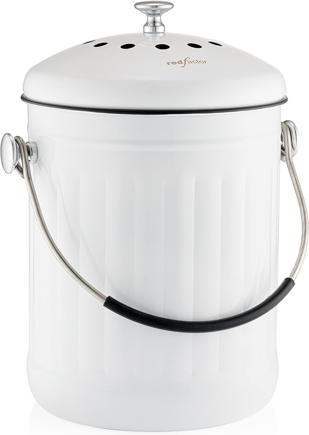 RED FACTOR Premium Compost Bin for Kitchen Countertop - Odorless
