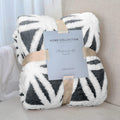 LOMAO Sherpa Fleece Blanket Dual Sided Throw - Cozy Large 60in x 80in