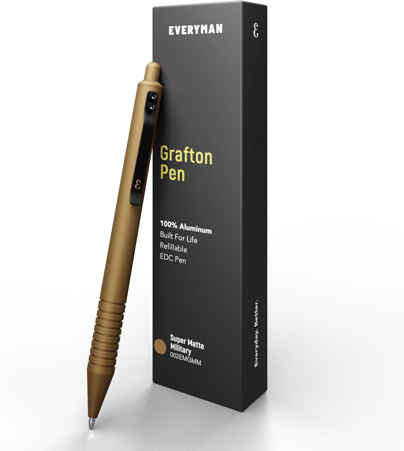 Everyman Grafton Super Matte Ballpoint Pen for EDC Use