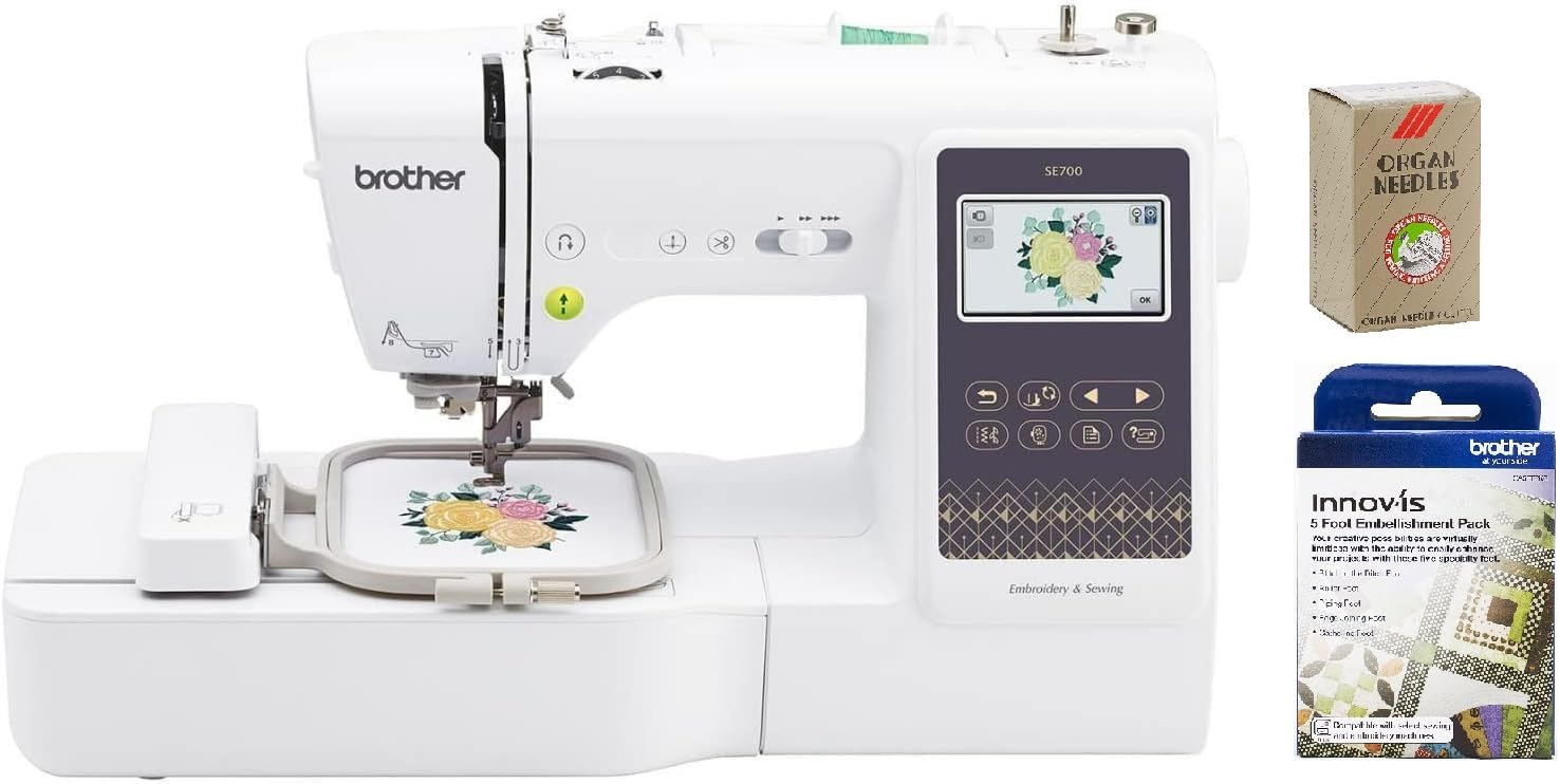 Brother SE700 Sewing and Embroidery Machine with Accessories