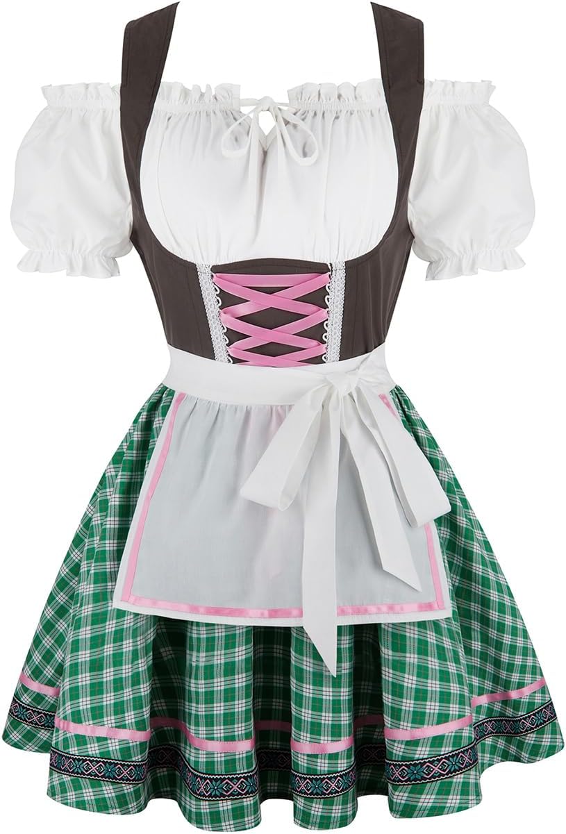 Lehauya Oktoberfest Outfits Women Dirndl for Themed Party