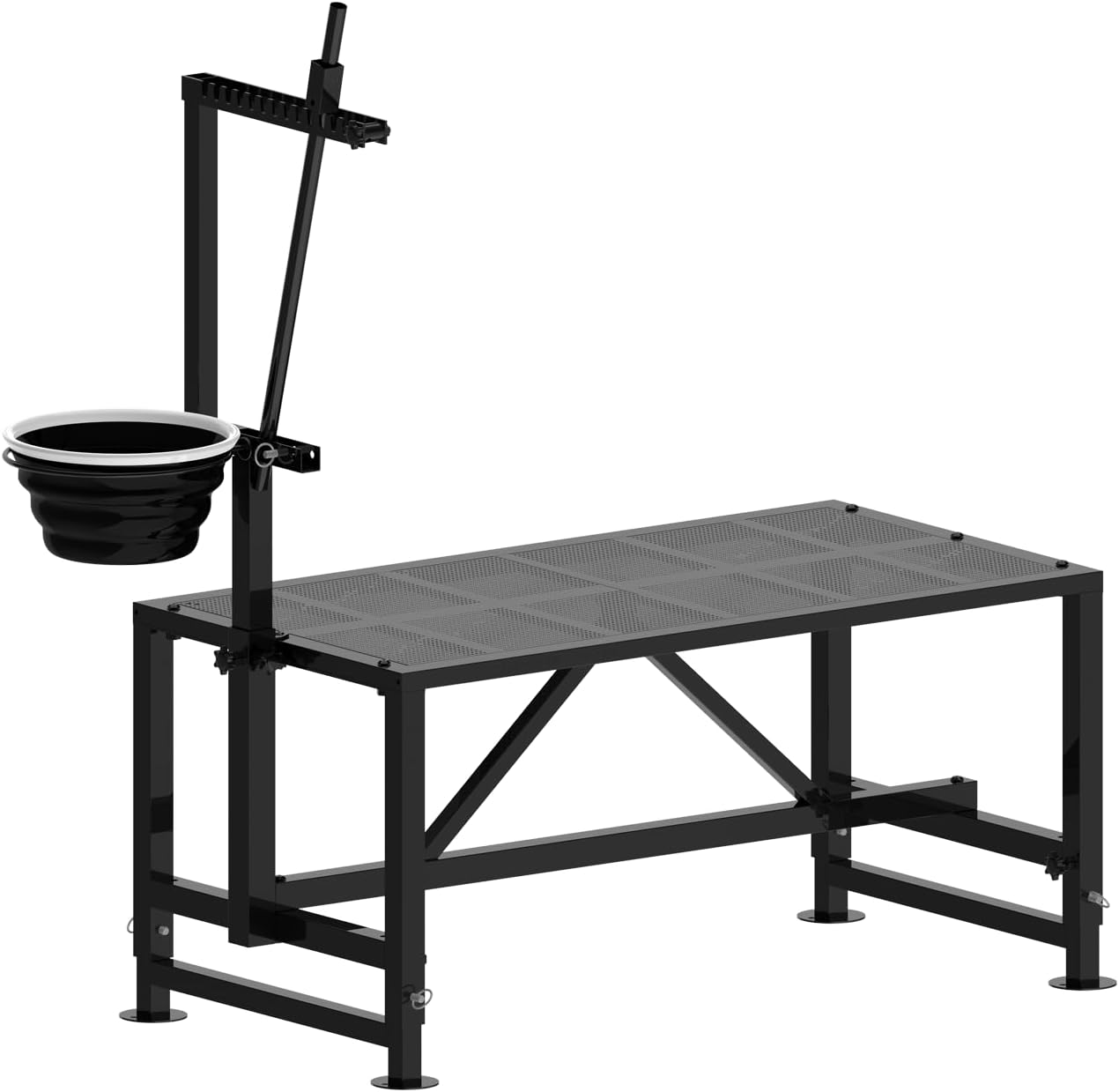 400 LBs Goat Milk Stand for Pygmy and Dwarf Goats with Feed Bin