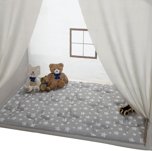 Non-Slip Washable Star Play Mat 53 x 36 - Moonsea