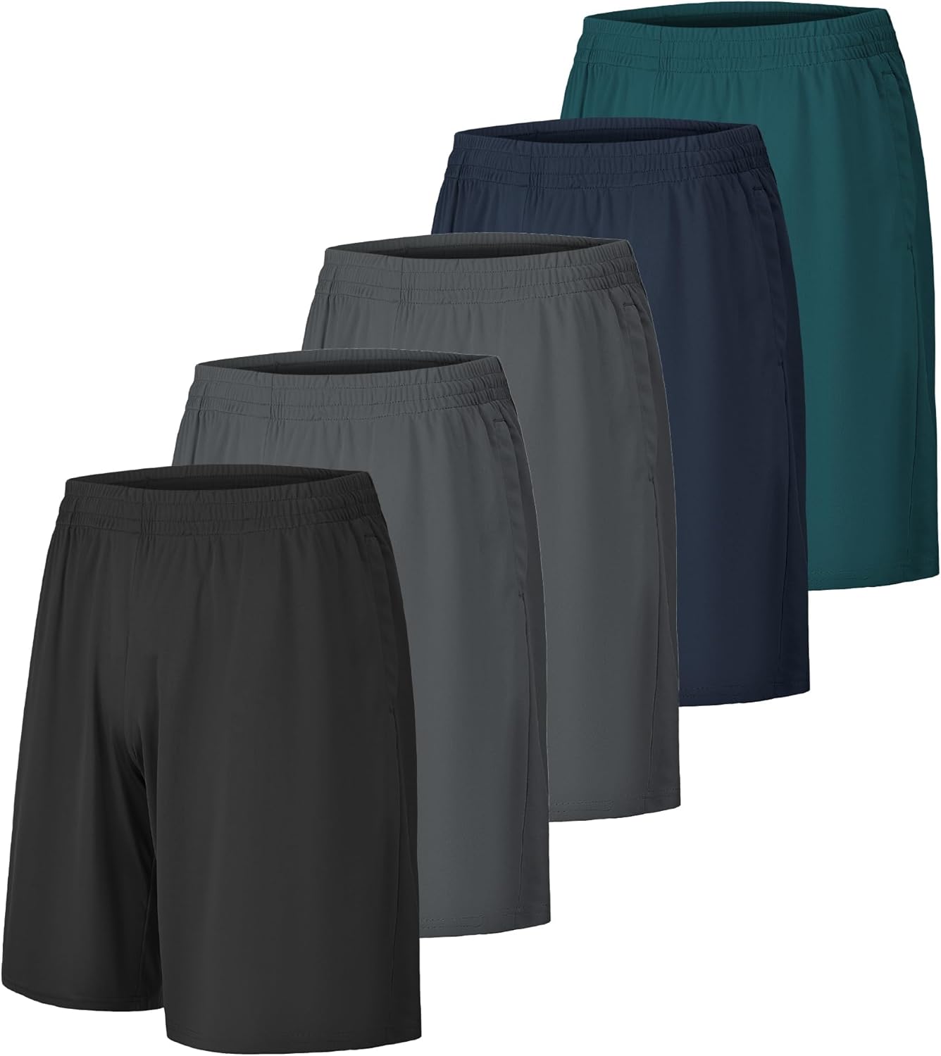 CE' CERDR Mens Athletic Workout Shorts with Pockets and Quick Dry
