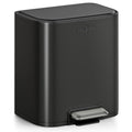 mVm Kitchen Trash Can 5.3 Gal with Lid - Quiet, Smooth-Edge Bin
