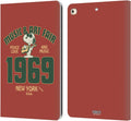 Peanuts Snoopy Guitar 1969 Woodstock Leather iPad 9.7 Case - Wallet