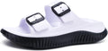 Womens Recovery Sandals Red - Supportive Orthotic Sport Slides