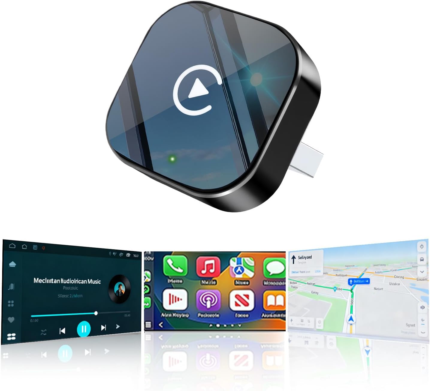 Wireless CarPlay Adapter for iPhone & Android - 2026 Upgrade