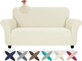 Super Stretch Loveseat Covers 57-70 in - Pet Friendly Beige