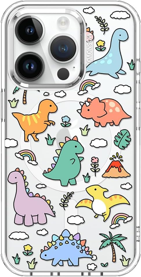 MOSNOVO iPhone 14 Pro Case with Buffertech Shockproof Design