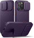SURITCH iPhone 15 Pro Case with Magnetic Camera Slide Cover - Slim