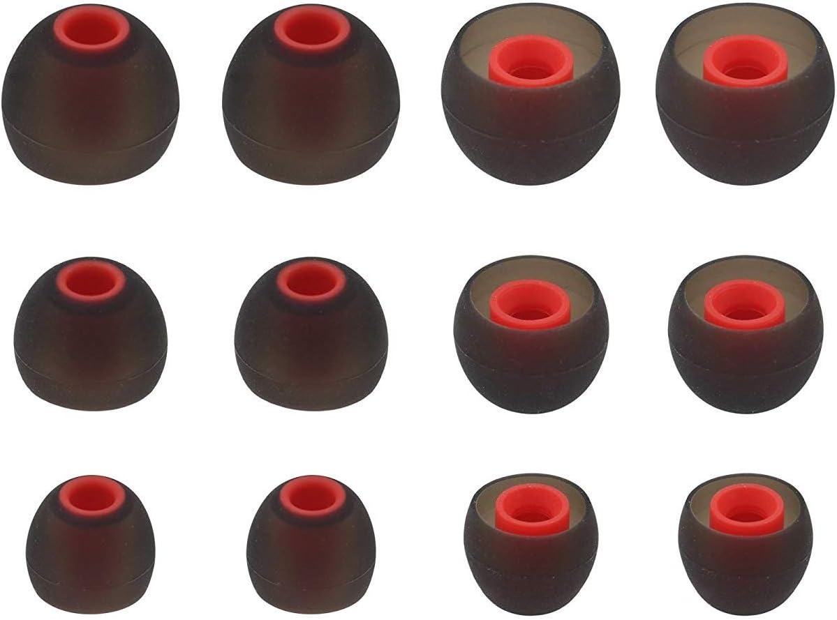6 Pairs ALXCD Silicone Ear Tips | TOZO T10 Fit