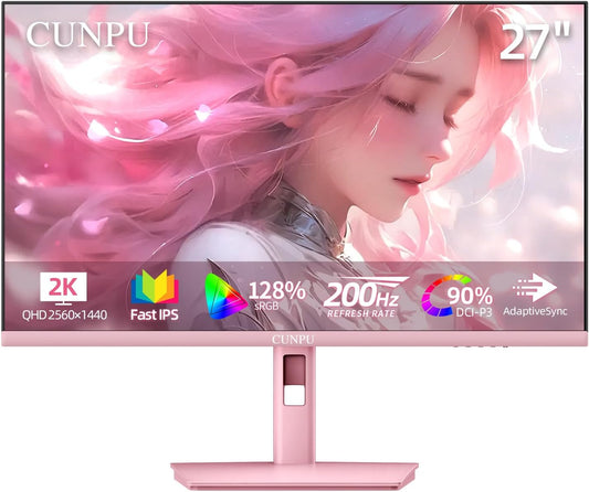 27 Inch Kawaii Design Gaming Monitor with 2560x1440 Resolution