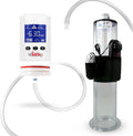 LeLuv White iPump Smart LCD Head Penis Pump 9in Cylinder - Smart