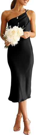 Stunning Women's Midi Satin Dress for Summer Events and More