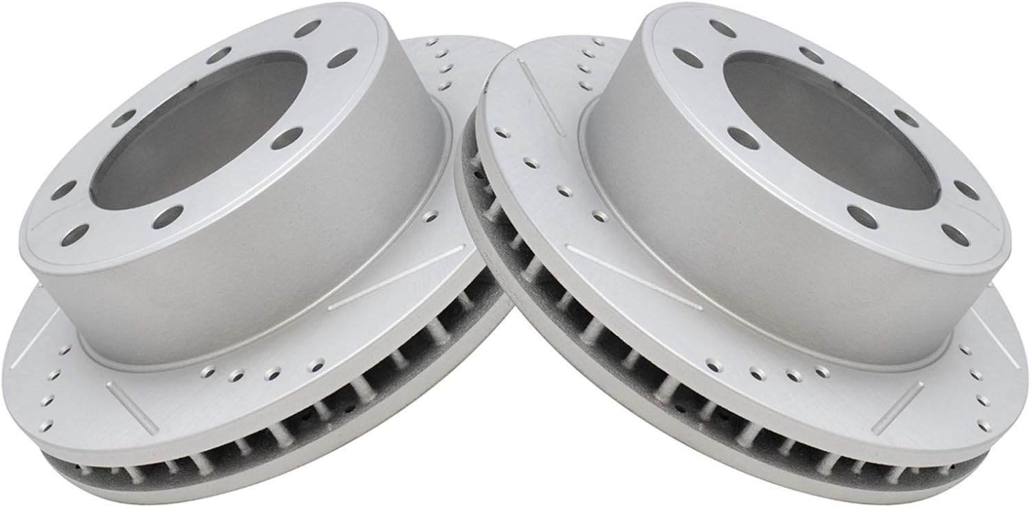 TRQ Front Brake Rotors Set for Ford Excursion and F-Series