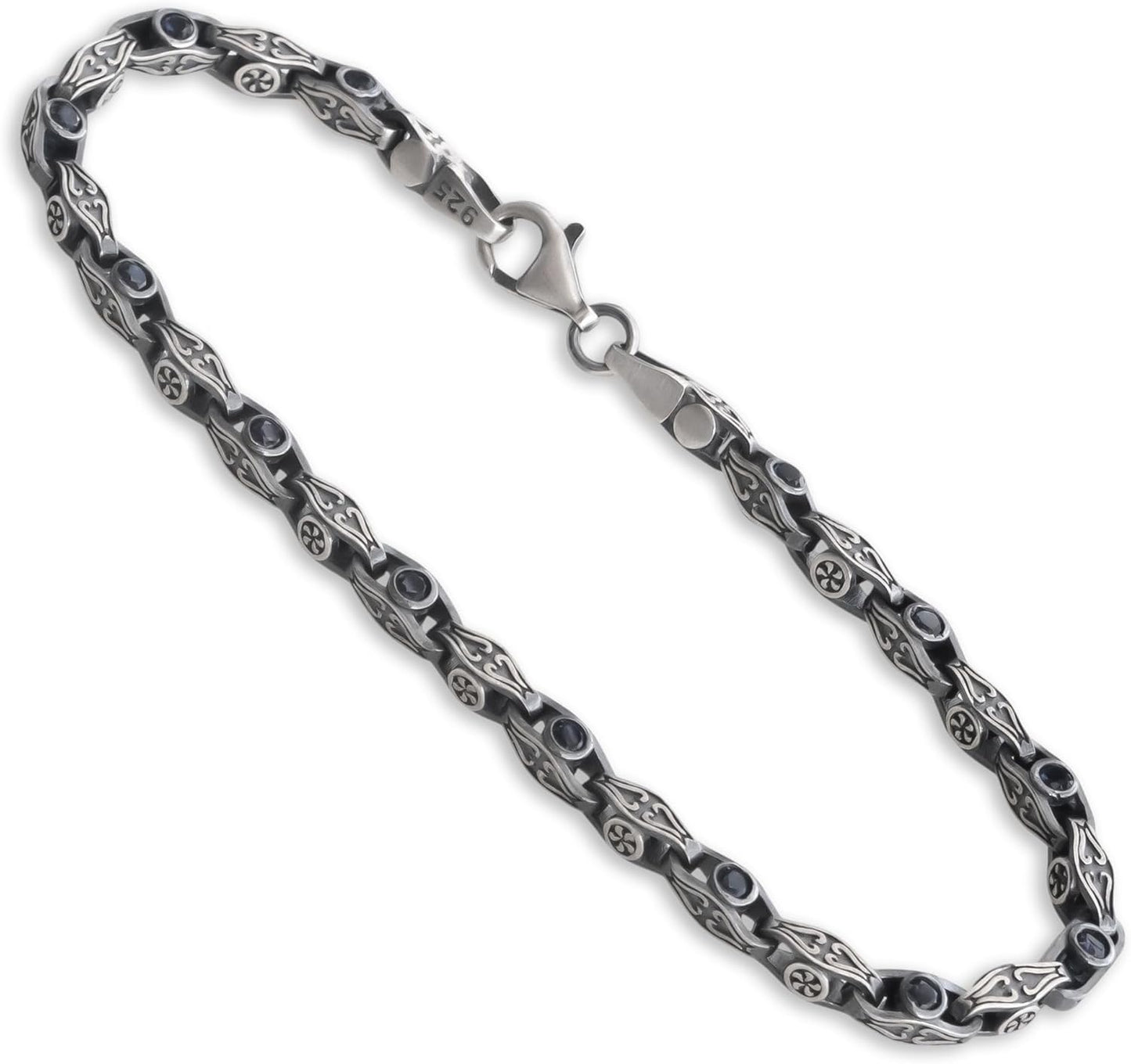 925 Sterling Silver Evil Eye Bracelets for Men - Unique Style